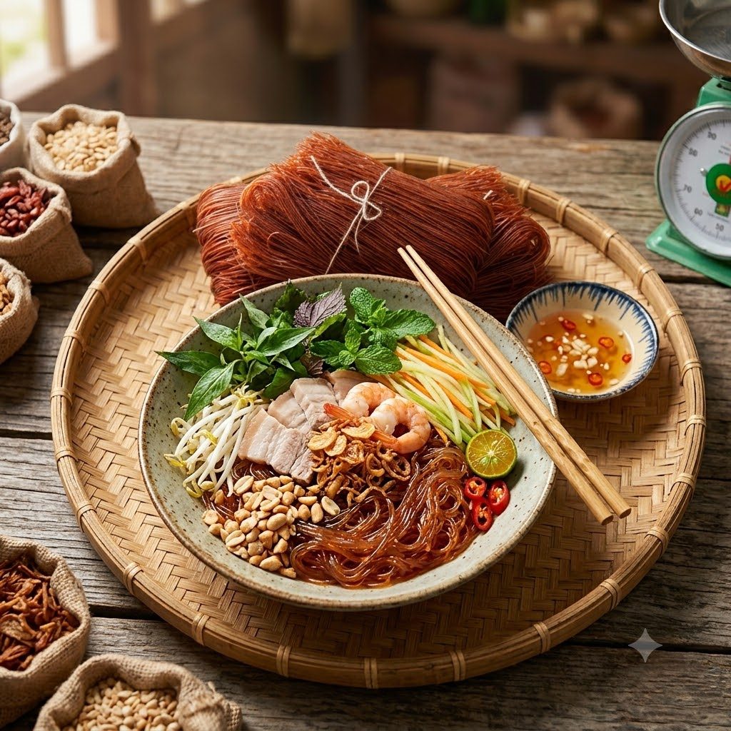 Bún gạo đỏ T'Măng Deeng
